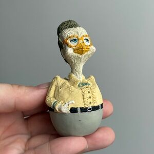 Vintage Enesco Eggbert & Friends Seggretary Secretary Duck Malcolm Bowmer Easter